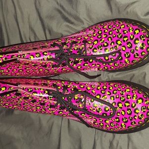 Brand New Pink/Yellow/Black Dr. Martens Size 11